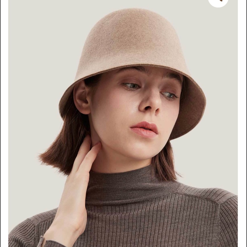 Gentle Herd 100% Wool Vintage Style Cloche Hat | O/S